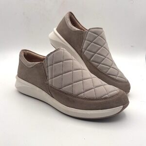 Clarks Ladies Un Rio Spark Sand Combi Trainers US 7M